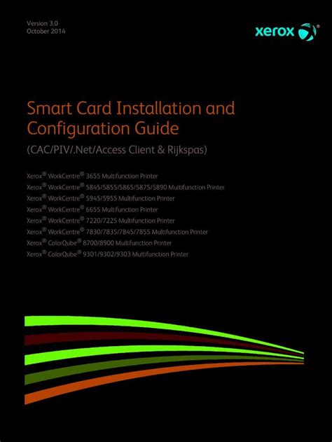 Xerox Smart Card Installation and Configuration Guide